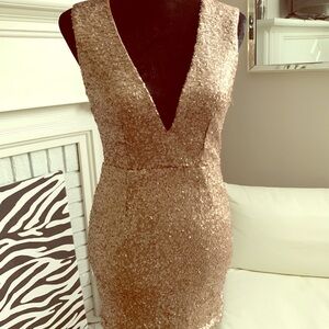 Tobi Sequin minidress XS